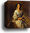 Portrait of Empress Maria Alexandrovna by Franz Xavier Winterhalter, Canvas Print