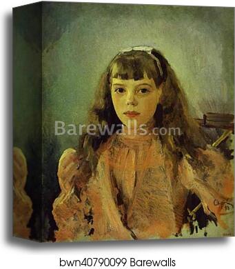 Portrait of Grand Duchess Olga Alexandrovna by Valentin Serov, Canvas Print Portrait of Grand Duchess Olga Alexandrovna by Valentin Serov, Canvas Print