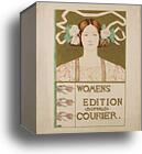 La 'Women's edition Buffalo Courier' by Alice Russell Glenny, Canvas Print