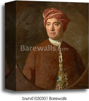 Portrait of Philosopher David Hume by Allan Ramsay, Canvas Print