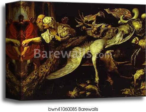 Philomenes Recognized by the Old Woman by Frans Snyders, Canvas Print
