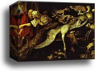 Philomenes Recognized by the Old Woman by Frans Snyders, Canvas Print