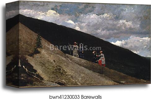 In the Mountains by Winslow Homer, Canvas Print