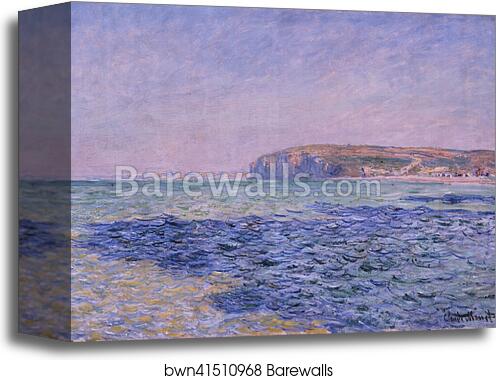 Shadows on the Sea. The Cliffs at Pourville by Claude Monet, Canvas Print