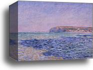 Shadows on the Sea. The Cliffs at Pourville by Claude Monet, Canvas Print