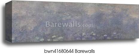 The Water Lilies - The Two Willows by Claude Monet, Canvas Print