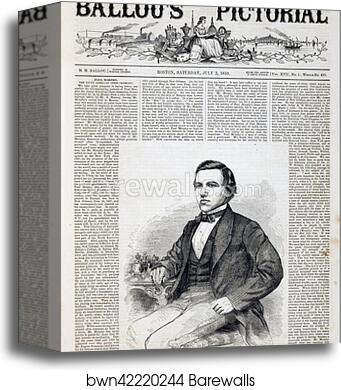 Paul Morphy, the Chess Champion by Winslow Homer, Canvas Print