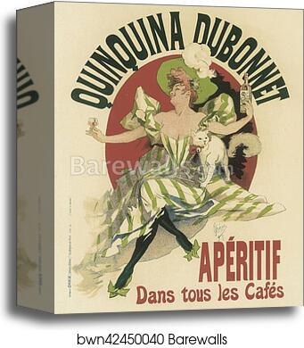 Quinquina Dubonnet by Jules Chéret, Canvas Print