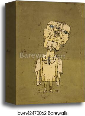Ghost of a Genius by Paul Klee, Canvas Print