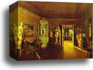 Venetsianov's Study. (Copy of Tyranov's painting) by Fedor Slavyansky, Canvas Print
