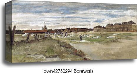 Bleaching Ground at Scheveningen by Vincent Van Gogh, Canvas Print Bleaching Ground at Scheveningen by Vincent Van Gogh, Canvas Print