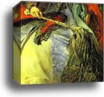 Portrait of Princess Ye. P. Saltykova. Detail by Karl Brulloff, Canvas Print