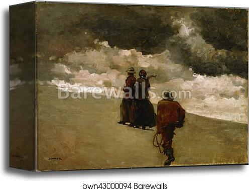 To the Rescue by Winslow Homer, Canvas Print