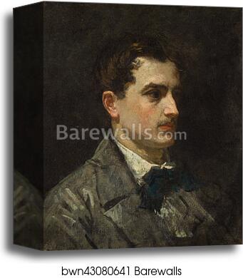 Portrait of Antonio Proust by Édouard Manet, Canvas Print
