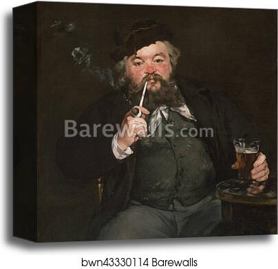 Le Bon Bock by Édouard Manet, Canvas Print