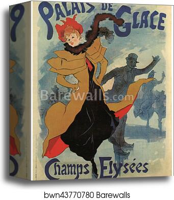 Palais de Glace Champs Elysées 1893 [471] by Jules Chéret, Canvas Print