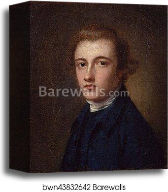Portrait of a Man by George Romney, Canvas Print