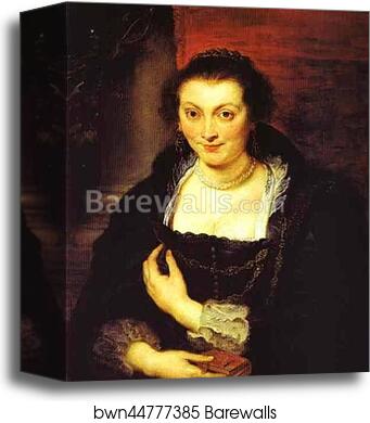Portrait of Isabella Brant by Peter Paul Rubens, Canvas Print