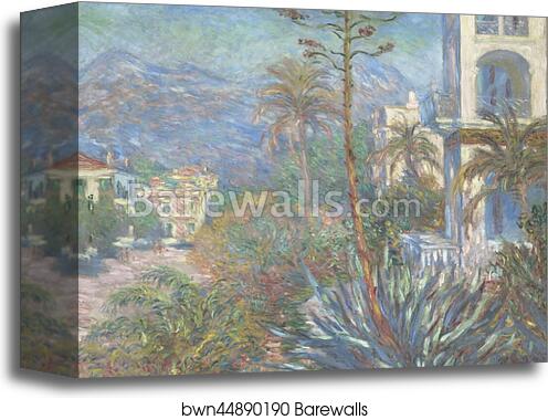 Villas at Bordighera by Claude Monet, Canvas Print