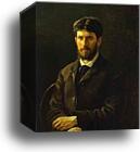 Portrait of Piotr Gay, the Artist's Son by Nikolay Gay, Canvas Print