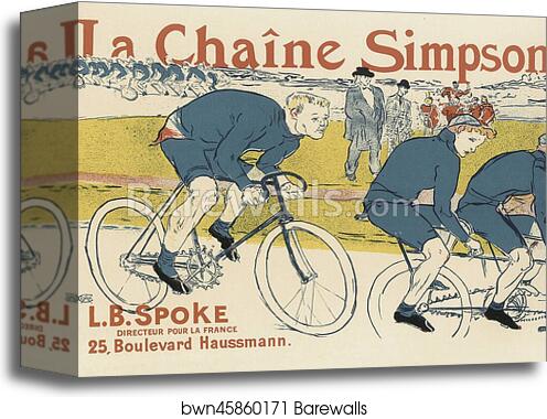 Chaîne Simpson by Henri De Toulouse-Lautrec, Canvas Print