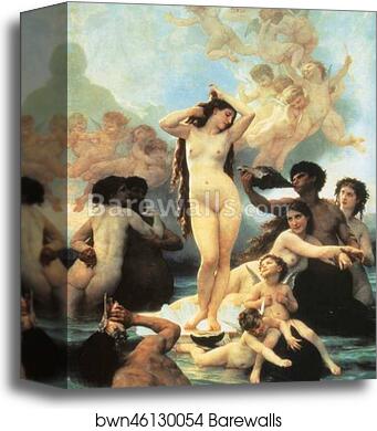 The Birth of Venus by William-Adolphe Bouguereau, Canvas Print