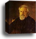 Portrait of the Author Nikolay Leskov by Valentin Serov, Canvas Print