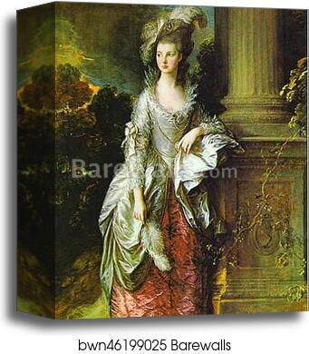 The Hon. Mrs. Thomas Graham by Thomas Gainsborough, Canvas Print The Hon. Mrs. Thomas Graham by Thomas Gainsborough, Canvas Print