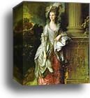 The Hon. Mrs. Thomas Graham by Thomas Gainsborough, Canvas Print
