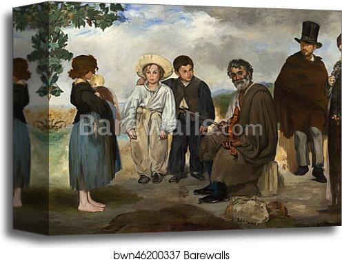 The Old Musician by Édouard Manet, Canvas Print
