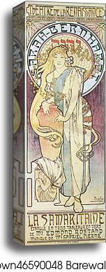 La Samaritaine by Alphonse Mucha, Canvas Print