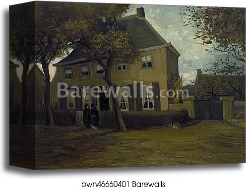 The vicarage at Nuenen by Vincent Van Gogh, Canvas Print