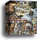 Procession of the Magus Balthazar by Benozzo Gozzoli, Canvas Print