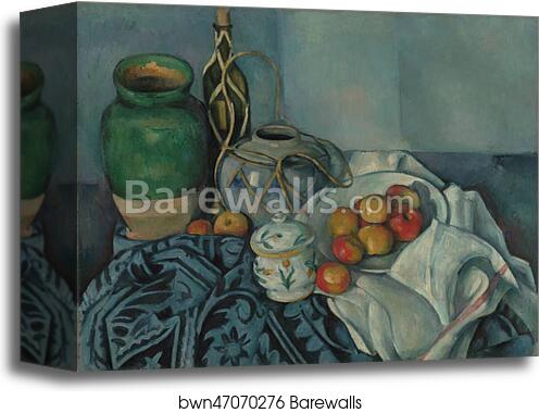 Still Life with Apples by Paul Cézanne, Canvas Print