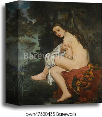 La Nymphe surprise by Édouard Manet, Canvas Print