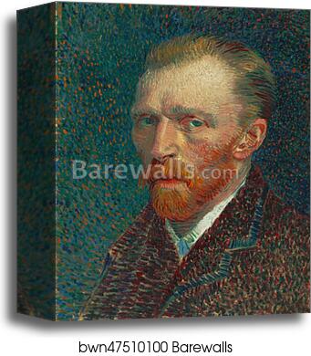 Self-Portrait by Vincent Van Gogh, Canvas Print