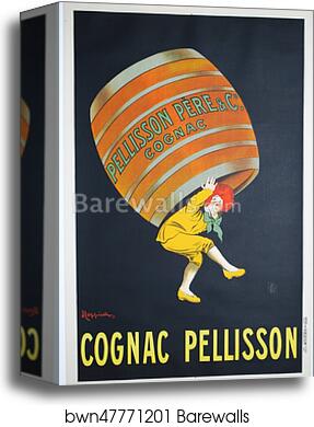 Cognac Pellisson by Leonetto Cappiello, Canvas Print