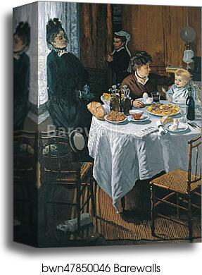 The Luncheon by Claude Monet, Canvas Print