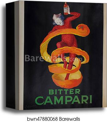 Bitter Campari by Leonetto Cappiello, Canvas Print