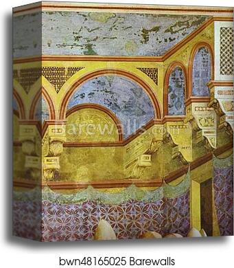 The Confirmation of the Rule. Detail by Giotto, Canvas Print