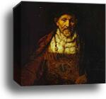 Portrait of an Old Man by Rembrandt Harmenszoon Van Rijn, Canvas Print