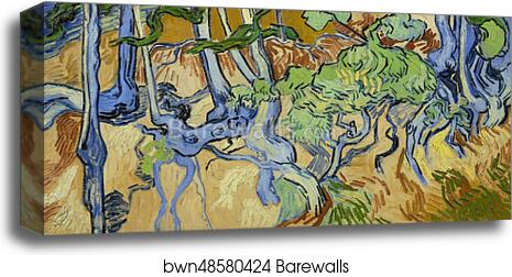 Tree-roots by Vincent Van Gogh, Canvas Print