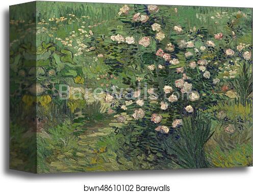 Roses by Vincent Van Gogh, Canvas Print