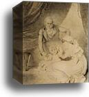 Mr and Mrs John Allnutt with Their Daughter Anna by Sir Thomas Lawrence, Canvas Print