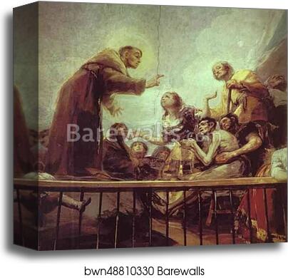 The Miracle of St. Anthony by Francisco De Goya Y Lucientes, Canvas Print