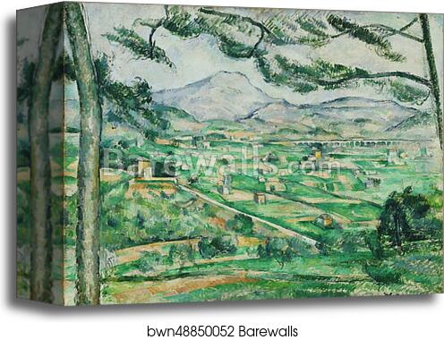 Mont Sainte-Victoire by Paul Cézanne, Canvas Print