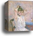 The Bath (Girl Arranging her Hair) by Berthe Morisot, Canvas Print