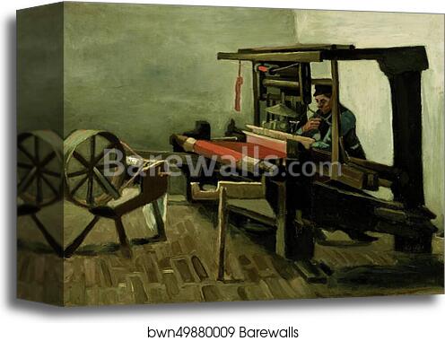 Weaver by Vincent Van Gogh, Canvas Print