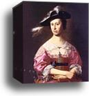 Mrs. Samuel Quincy (Hannah Hill) by John Singleton Copley, Canvas Print