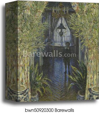 Un coin d'appartement by Claude Monet, Canvas Print